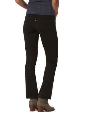 Levi's Women's 312 Shaping Mid Rise Slim Jeans Black Minimalist Classic 23x30